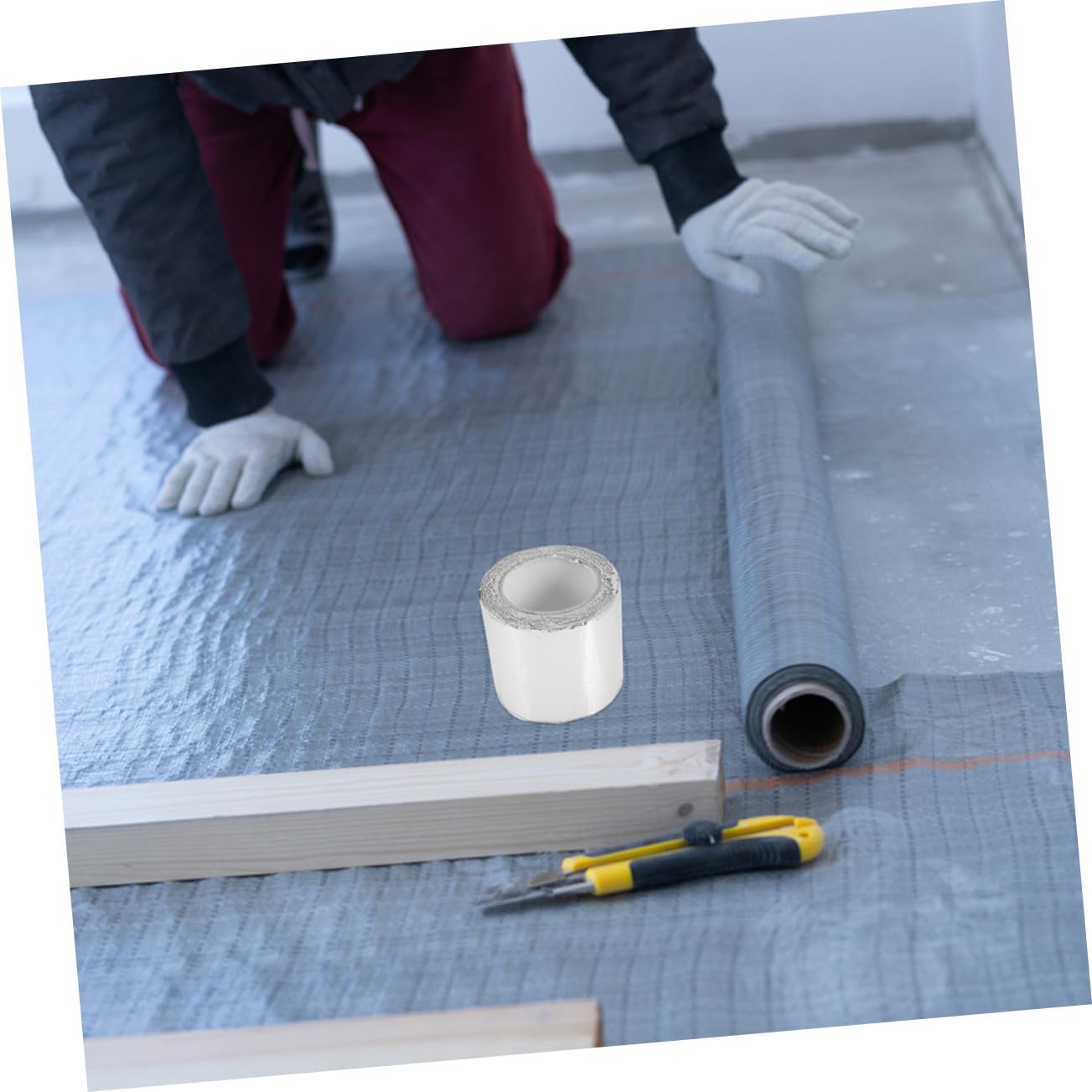 Cinta Butilo Autoadhesiva de Aluminio para Sellado y Reparación de Tejados Resistente la Intemperie para Caravanas Ventanas y Canalones