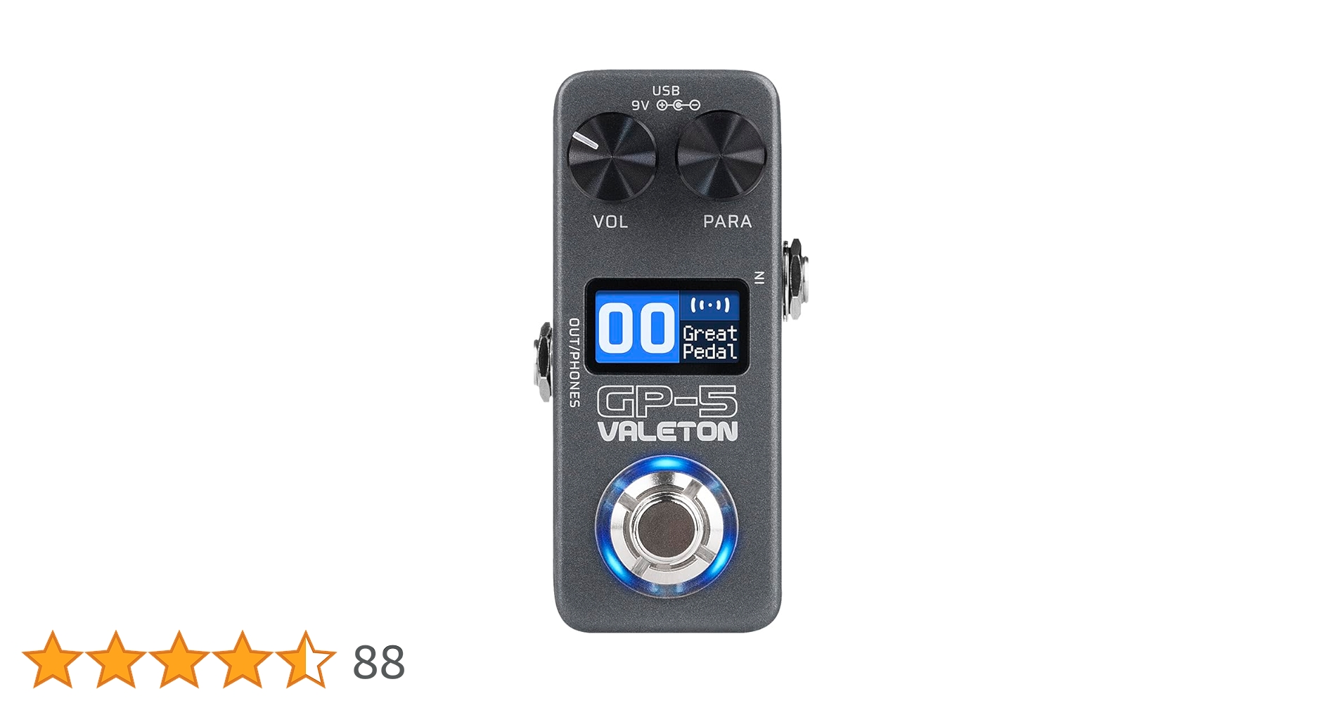 Amazon.co.jp: Valeton GP-5 マルチエフェクト プロセッサー スナップ