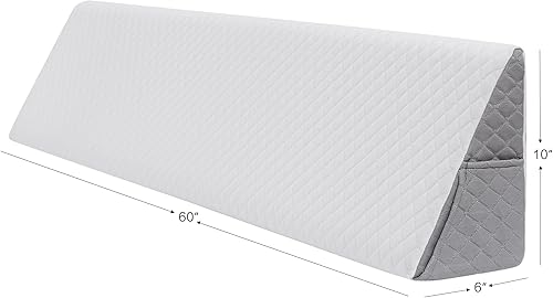 Miniatura 2 de Almohada de cuña tamaño Queen  Soporte ergonómico para dormir, poscirugía, alivio del reflujo ácido y más  Espuma viscoelástica certificada