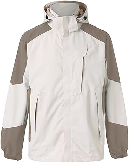 Mymyguoe Men's Rain Jacket Outdoor Hiking Jacket Waterproof Breathable Transition Jacket Windbreaker Functional Jacket Outdoor Jacket for Hiking Cycling Camping Outdoor Hiking Jacket Coats