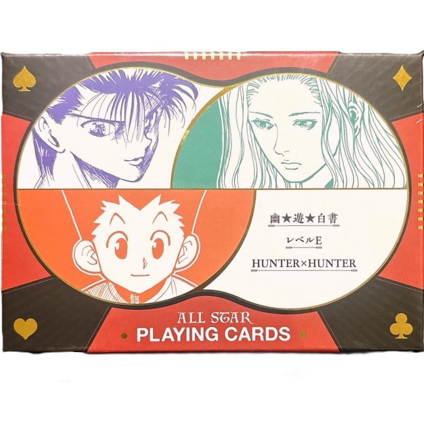 HUNTER×HUNTER 冨樫義博展 オールスター箔押しトランプ クロロ Amazon.co.jp: 冨樫義博展 オールスター箔押しトランプ（箔押しBOX付き
