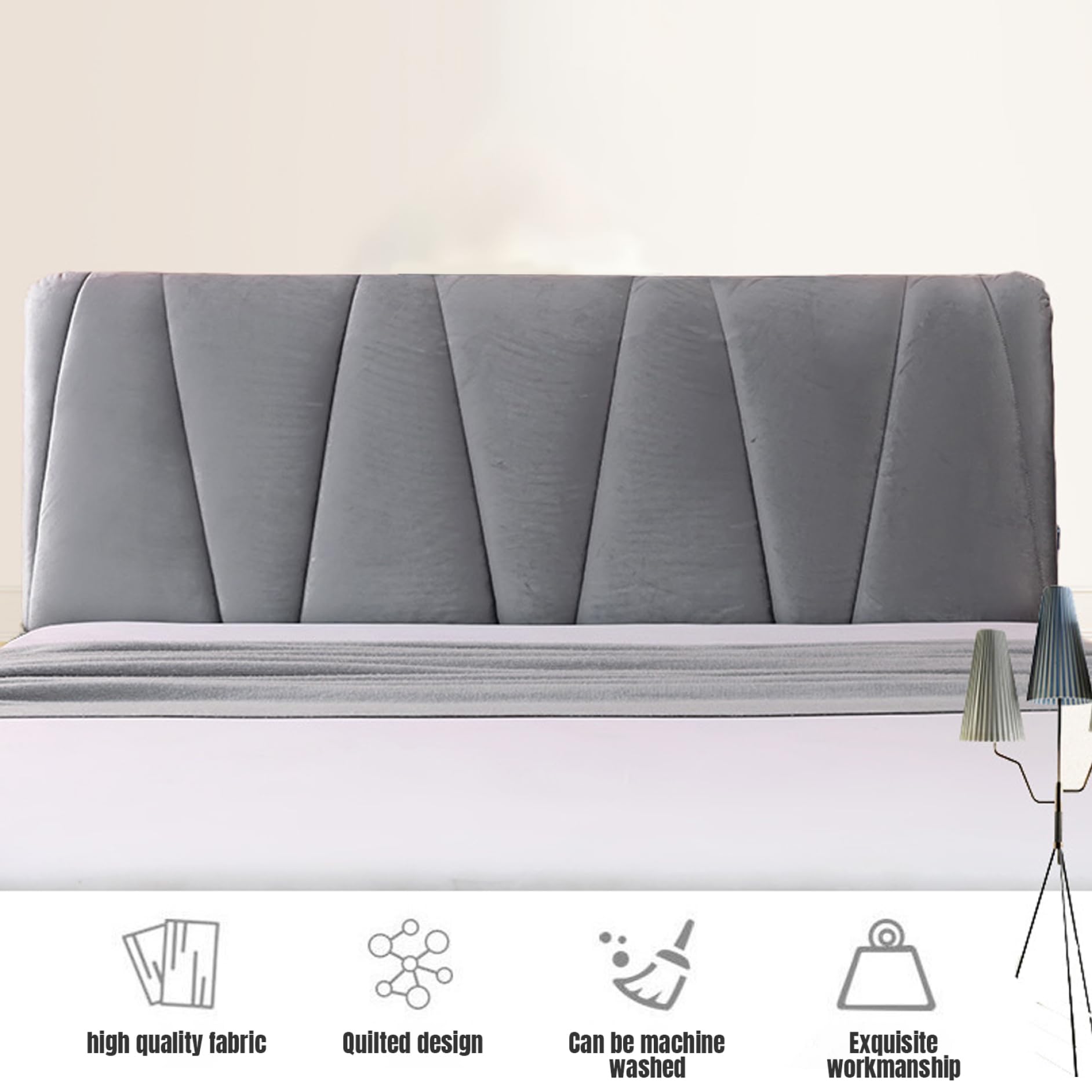 Testiera per letto matrimoniale - CAPITONNE - Scandal Home Couture