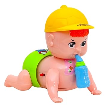 Crawling Baby Doll Toy with Music, Light and Sound, Moving Toy for Infants, Best Gift for 6 Months and Above