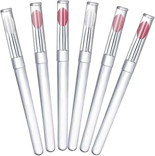 SAFIGLE 6pcs Silicone Lip Brush Set Small Siz...