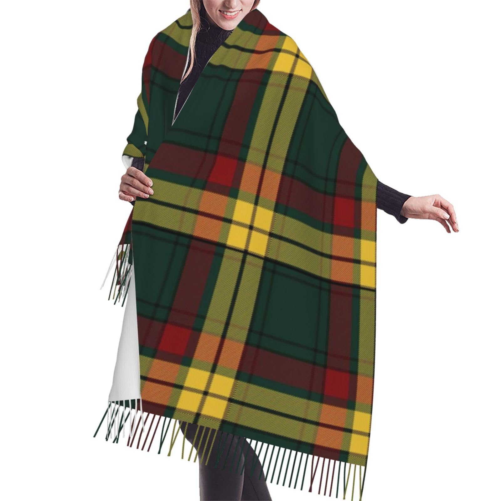 peiyeety Clan Macmillan Tartan Cashmere Fringe Scarf Autumn And Winter Scarves The Most Soft Classic