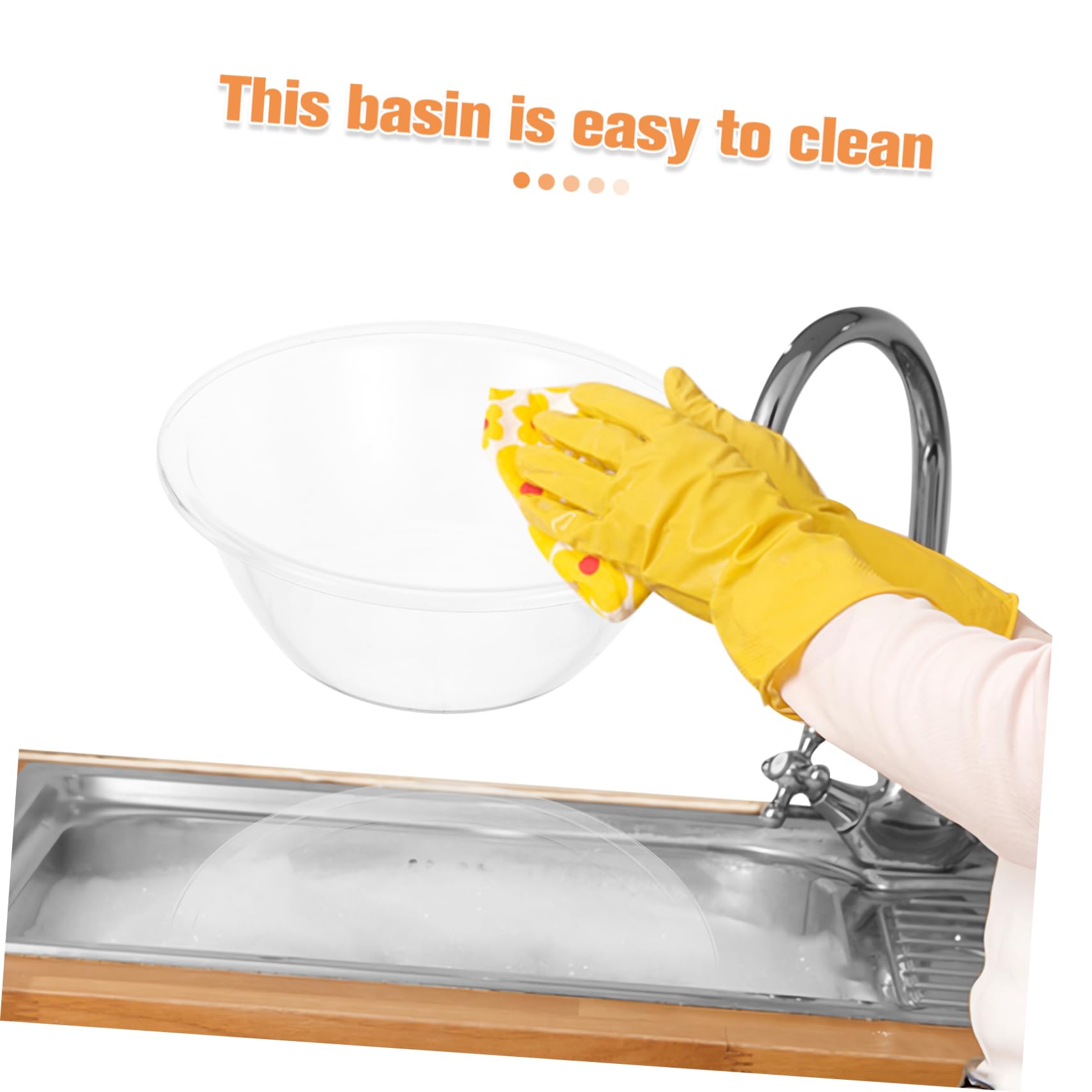 Alipis Bol Grande de Plástico con Tapa Transparente y Resistente Deformación Multiusos para Amasar Preparar Ensaladas y Almacenar para Cocina Familiar