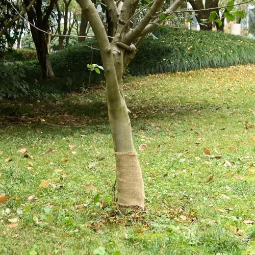 Tissu en jute chemin de table vintage pour deco mariage bohème - 2
