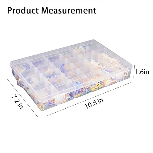 Miniatura 6 de Solo letras de tablero de cartas, 850 caracteres precortados con bandeja de clasificación, letras de tablero de fieltro (34 pulgadas multicolor)