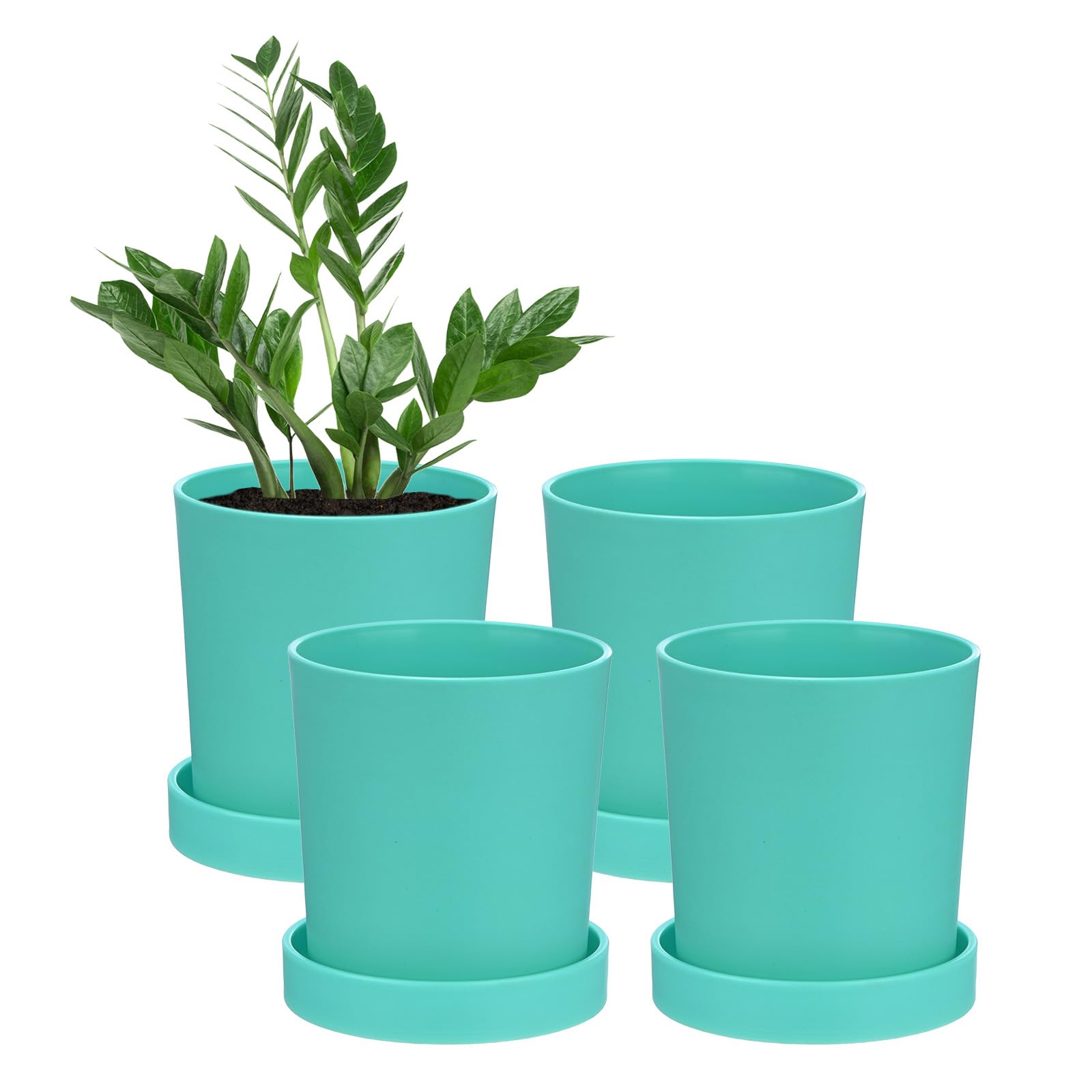 M METERXITY 4-Pack Plant Pots