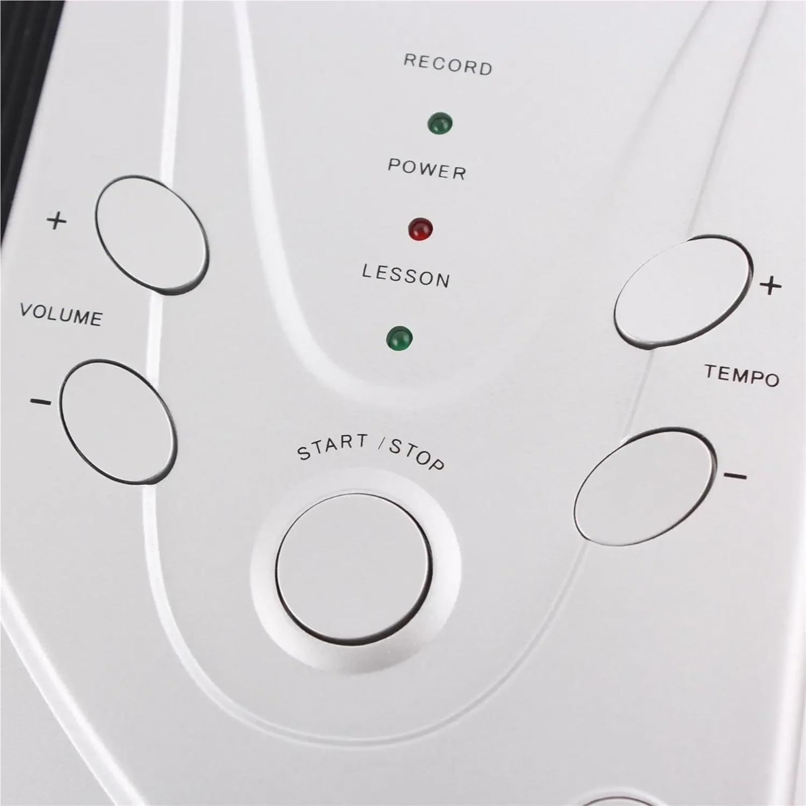 Tastiera Elettronica Professionale Tastiera Elettronica Pieghevole Portatile A 49 Tasti Con Rotolo A Mano E Flessibile In Silicone(White)