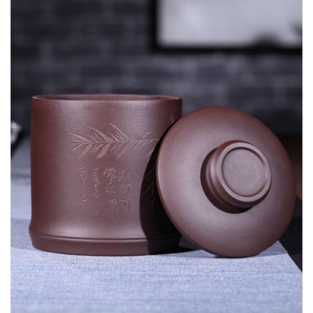 Tasse à thé Tasse à thé avec Filtre à Doublure, Tasse à Sable Violet, Grande Tasse à Eau for Infusion de thé, Service à thé de Bureau Fait à la Main, 450 ML Tasses à thé réutilisables