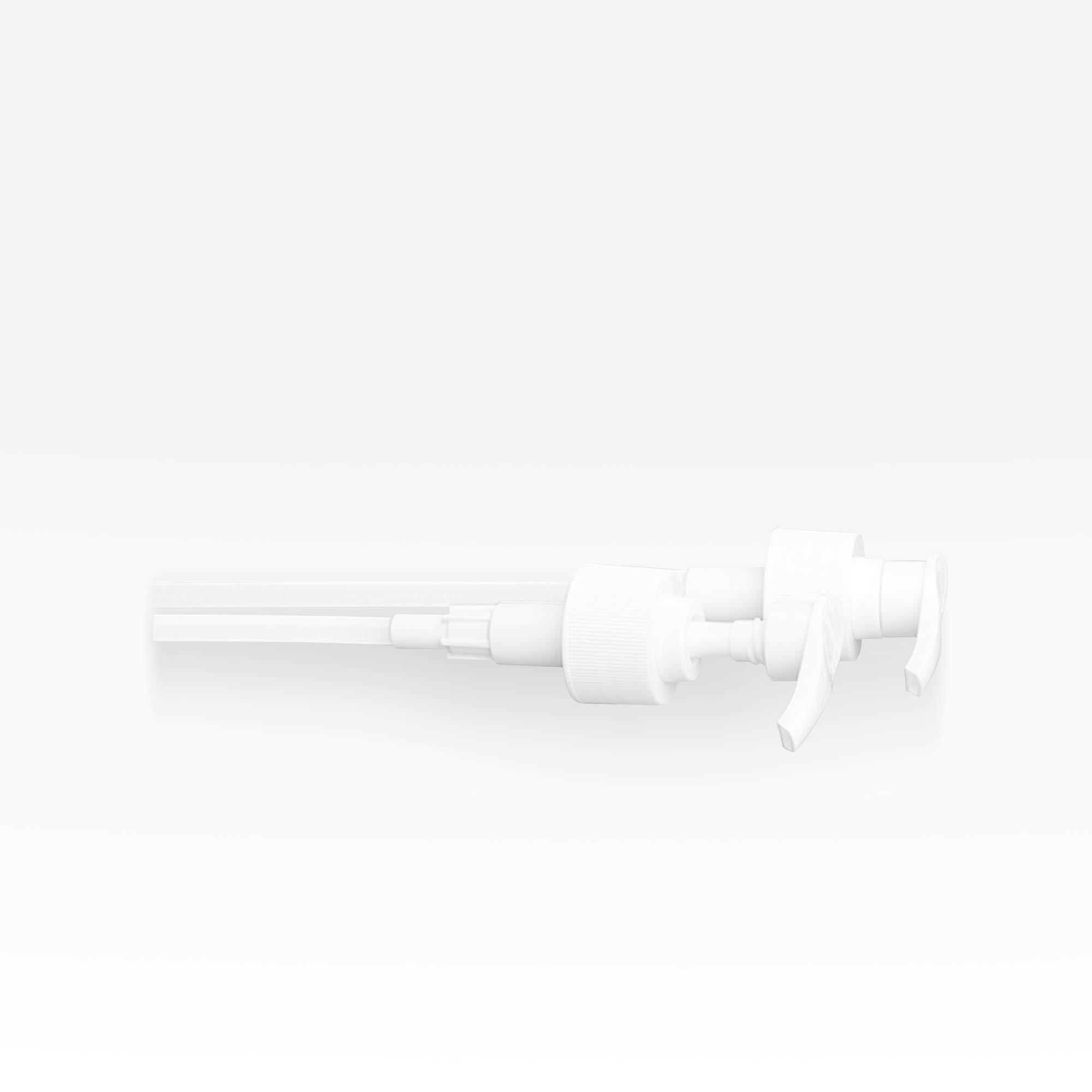 Cosmetic Packaging Now Flow 24-410 White Ribbed Lotion Pump