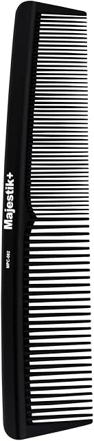 Hair Comb- a Professional Hairdressing Carbon Fibre Comb, Master Barber and Salon Comb, Anti Static, Heat Resistant, Strong & Durable, Medium and Fine Tooth in Black