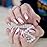 Oval Mirror Fake Nails Light pink Ladies False Nails Cool Style Sexy Nail Decoration Tips N18