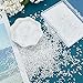 PH PandaHall 6000 Pcs 11/0 Glass Seed Beads, 2mm Round White Waist Beads Mini Spacer Beads for Earring Choker Bracelet Neckalce Waist Chain Jewelry DIY Crafts Making