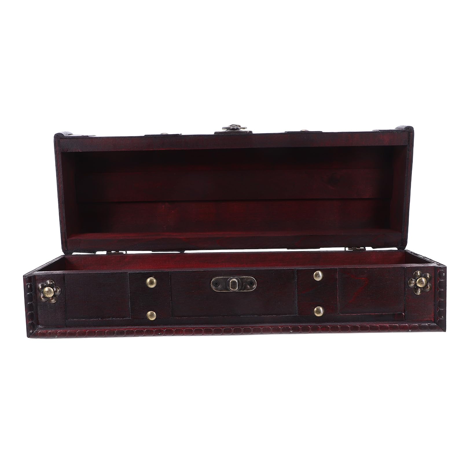 DOITOOL Weinverpackungsbox aus Holz im Vintage-Stil – Dekorative Weinkiste für Hochzeiten – Flaschenträger aus Holz für Party- und Urlaubsgeschenke