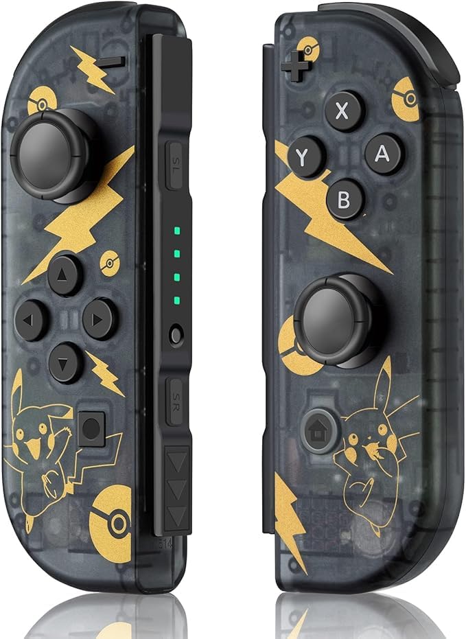 Image of Controller Compatible with Nintendo Switch /Lite /OLED,Replacement for Switch Joy Pad,Wireless Controllers Support Dual Vibration /Wake-up /Motion Control