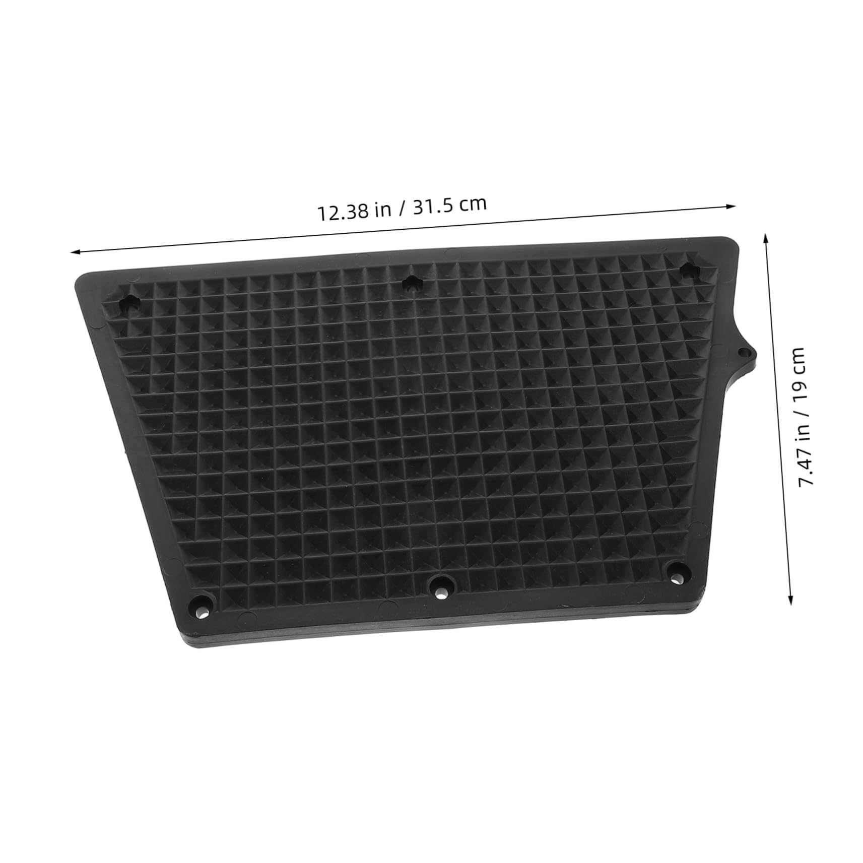 BRIGHTFUFU Boat Outboard Motor Mount Plate Kayak Accessories Thickened Plastic Bracket Stabilizer Pad for Marine Fishing