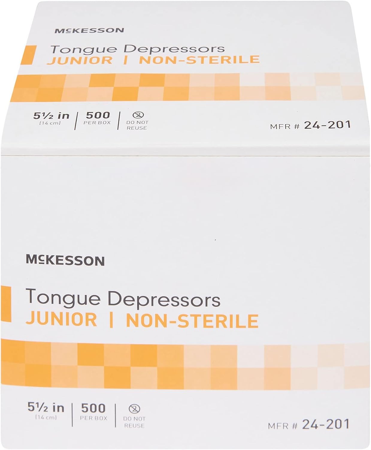 McKesson Tongue Depressor, Non-Sterile, Wooden, Junior, 5 1/2 in, 500 Count : Industrial & Scientific