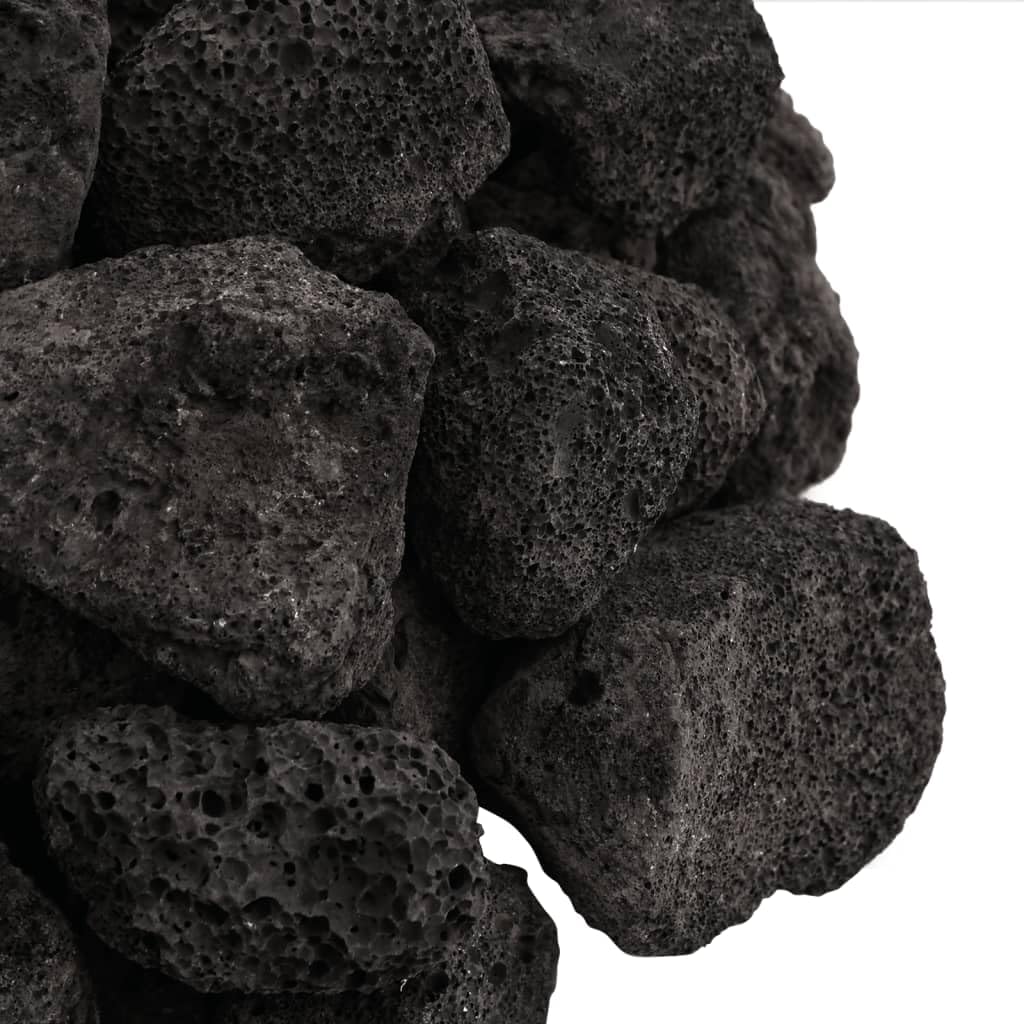 INLIFE Lavagranulat 10 kg Schwarz 3-5 cm,Tier- & Haustierbedarf,Haustierbedarf,Aquaristik,Aquariumdekoration,Schwarz,10.45 KG,155319