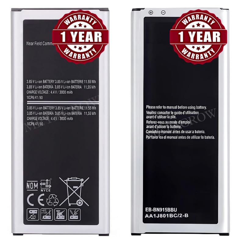Image of Original EB-BN915BBE Battery Compatible for Samsung Galaxy Note Edge - (3000mAh) - 1 Year Warranty BC46