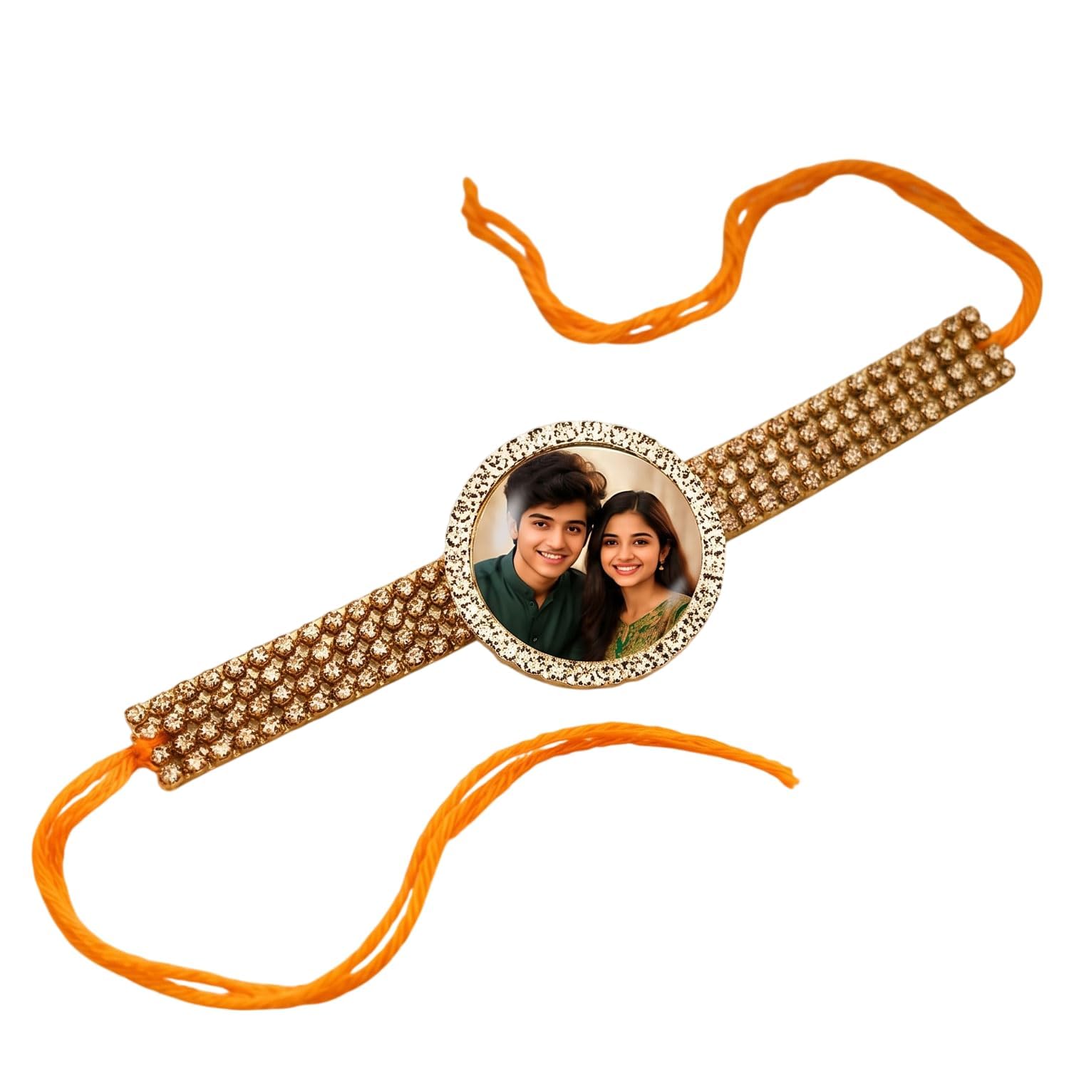 exciting lives Personalised Photo Rakhi - Gift for Rakhi, Raksha Bandhan, Rakshabandhan, Designer Rakhis For Brothers And Sisters, Rakhi For Brother, Bhaiya, Bro, Bhai, For Raksha Bandhan-picture-20