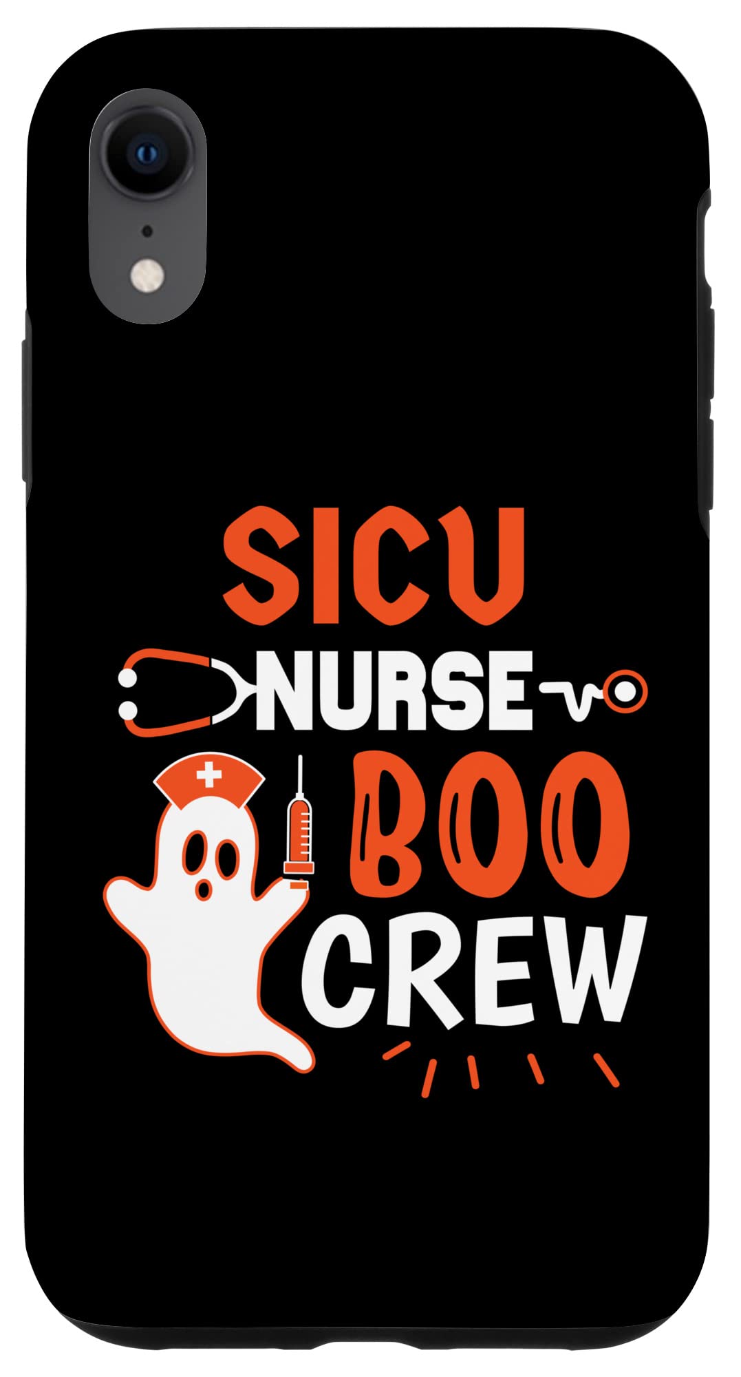 iPhone XR SICU Nurse Halloween Womens Fab BOO Lous Case
