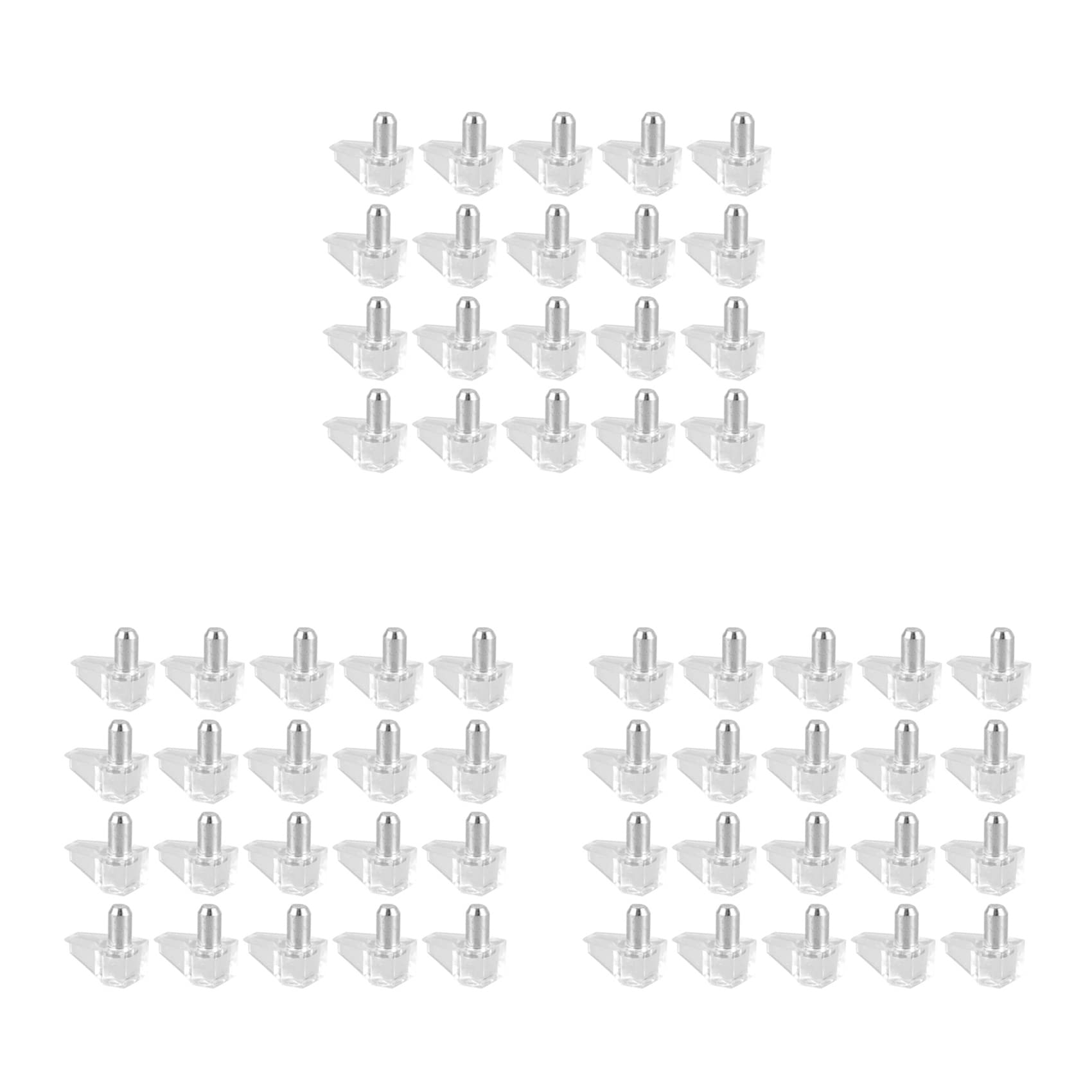 Jnchdghwa Transparent 5 Mm Pin Shelf Support Shelf Studs Strong Support 60 Pcs,