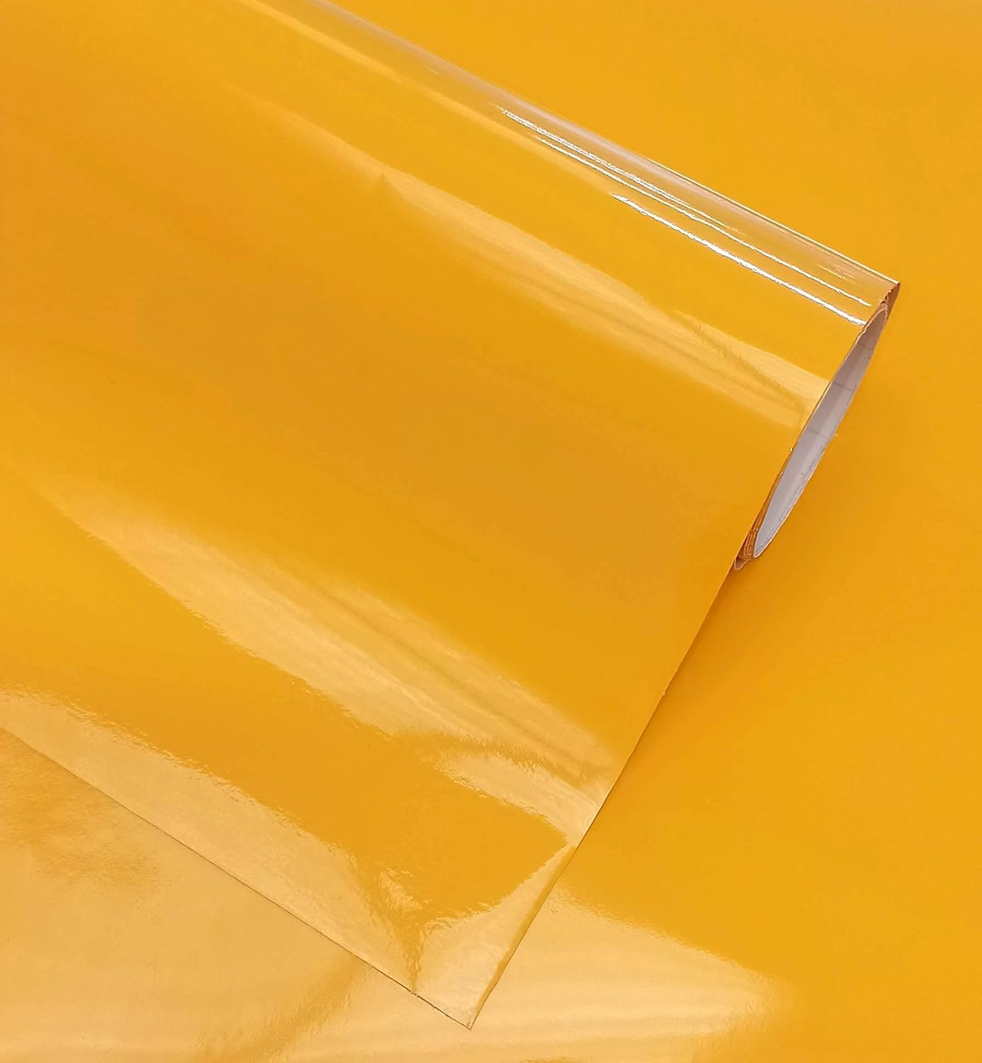 SUNBIRD Yellow Contact Paper Glossy Decorative Self Adhesive Countertop Contact Paper Waterproof Wallpaper Roll for Kitchen Cabinets Furniture DIY Project (1 feet X 10 feet) (B0CVQKS8Q6) Amazon Price History, Amazon Price Tracker
