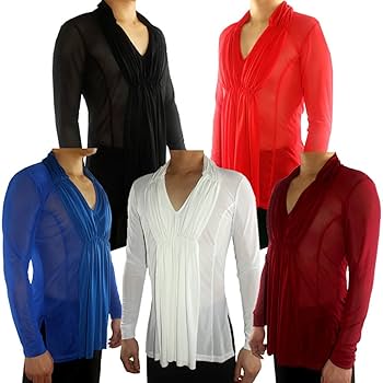 Amazon.co.jp: XS~2XL 男性社交ダンス衣装 競技用 セクシー