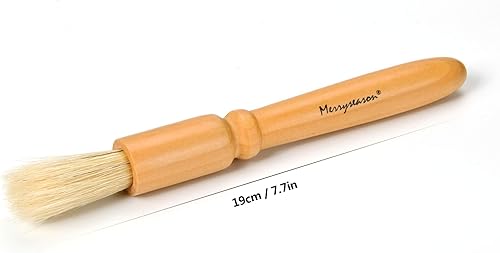 Miniatura 4 de Cepillo de limpieza para molinillo de café, mango de madera y cerdas naturales, cepillo de espresso para polvo de madera, accesorios para grano de