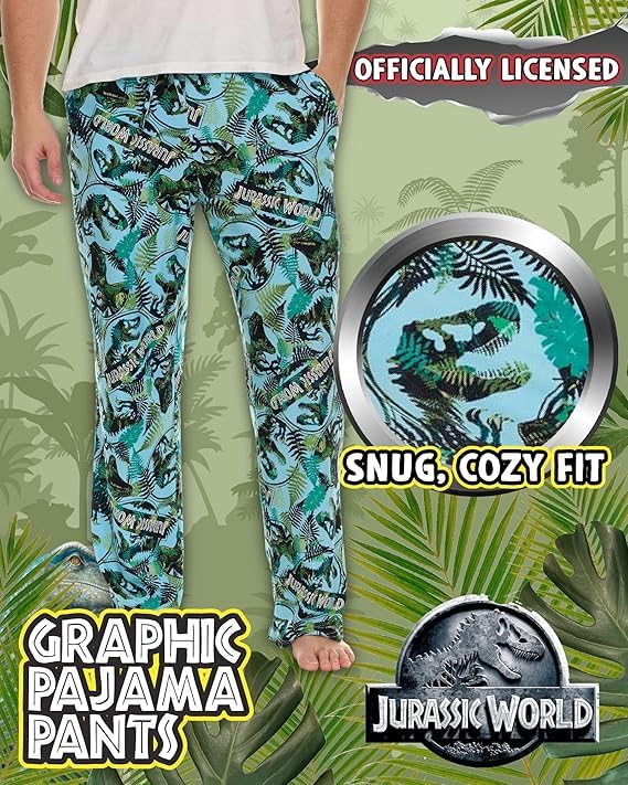 Mens Pajama Pants - Cozy Pajamas Mens PJ Lounge Pants Sleepwear with Pockets and Drawstring (S-XL)2