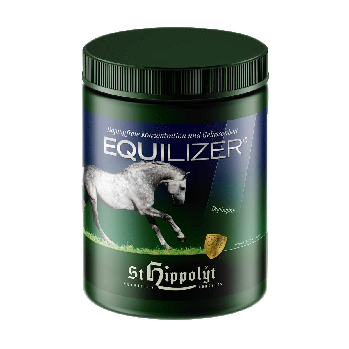 St Hippolyt Equilizer | 1 kg | Ergänzungsfuttermittel für Pferde | Mit Kräutern & Vitamin B12