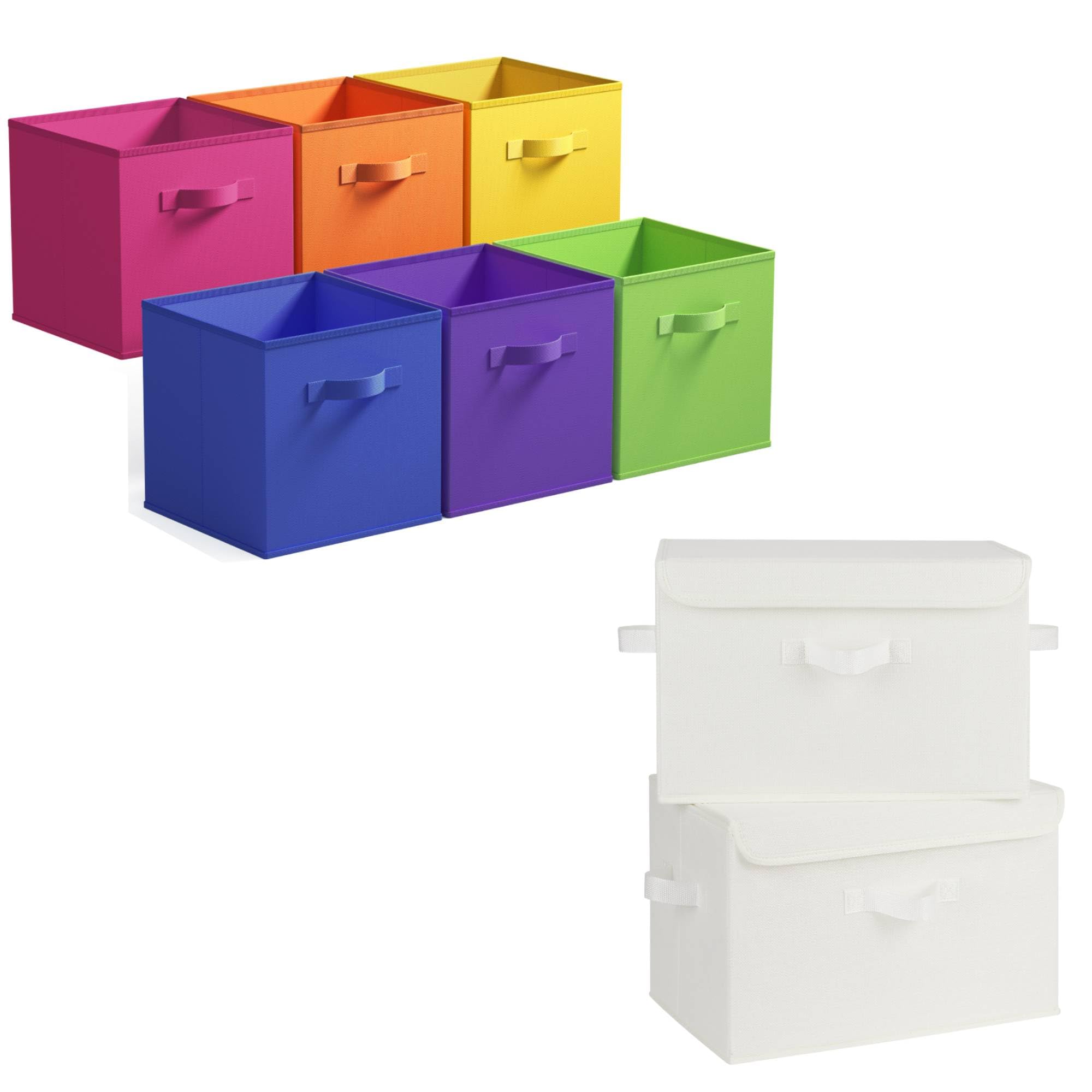 GRANNY SAYS Set di Cubi portaoggetti scaffale e Scatole Portaoggetti con Coperchio