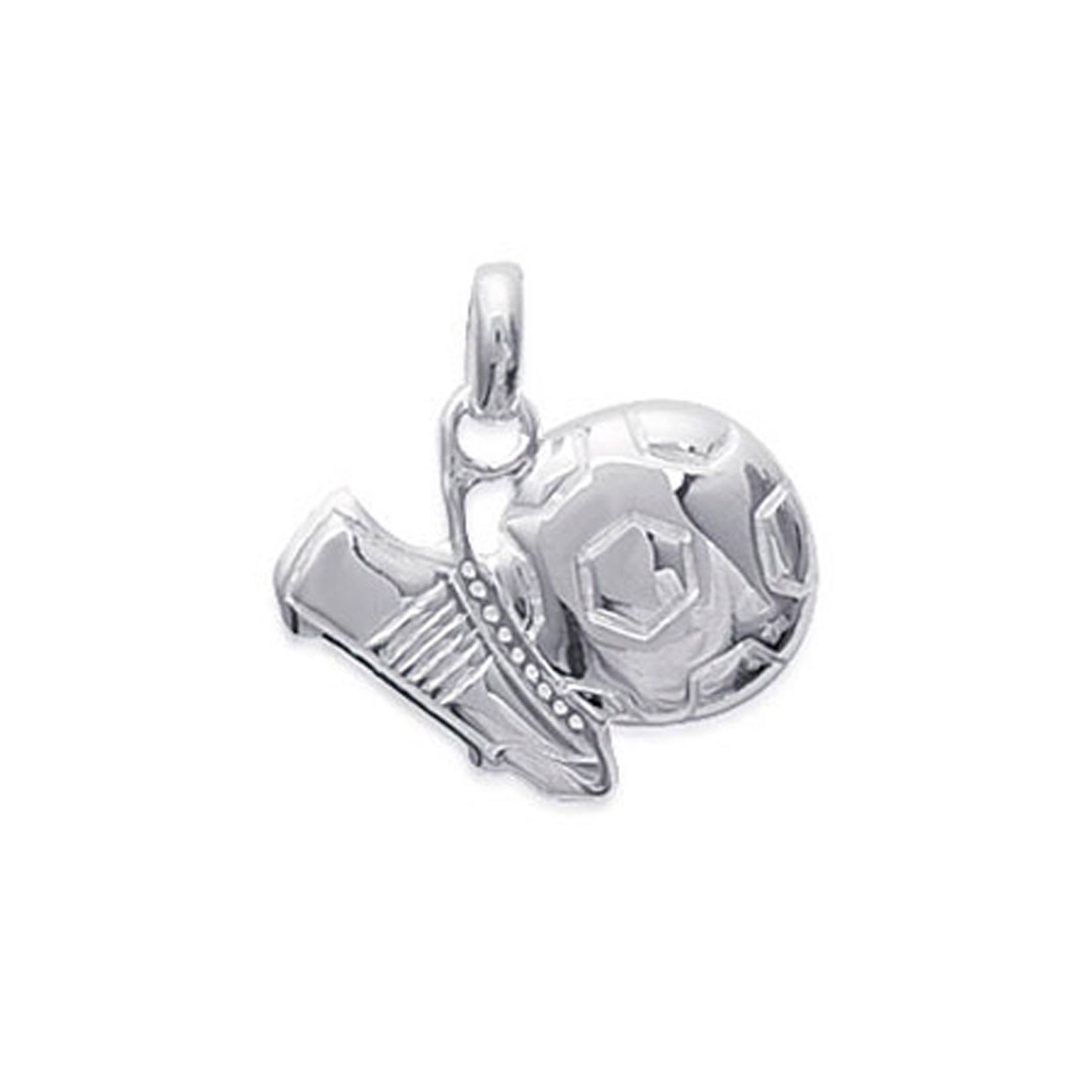 Pendentif Football en Argent 925 - Neuf