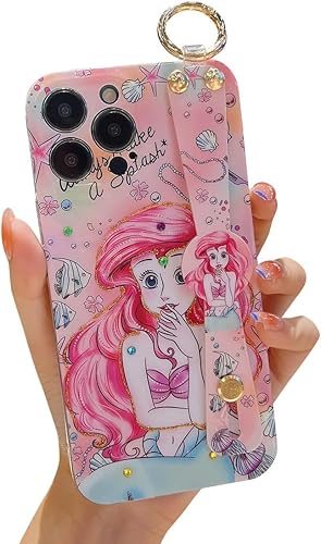 Meishangmei Funda para iPhone 15 Pro Max con soporte de correa, bonito diseño de purpurina brillante de silicona suave a prueba de golpes, funda disponible en Yaxa Colombia