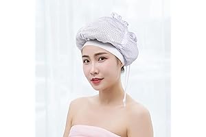 Net Plopping Cap for Drying Curly Hair