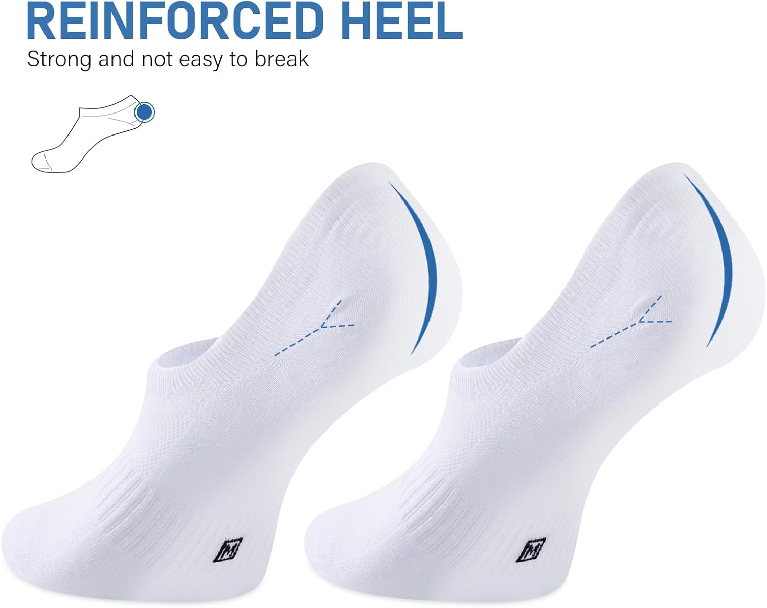 No Show Socks Men, 6 Pairs ​Cotton ​Thin Low Cut Ankle Men's Socks, Non Slip Invisible Sock for Loafer Sneakers - Image 9