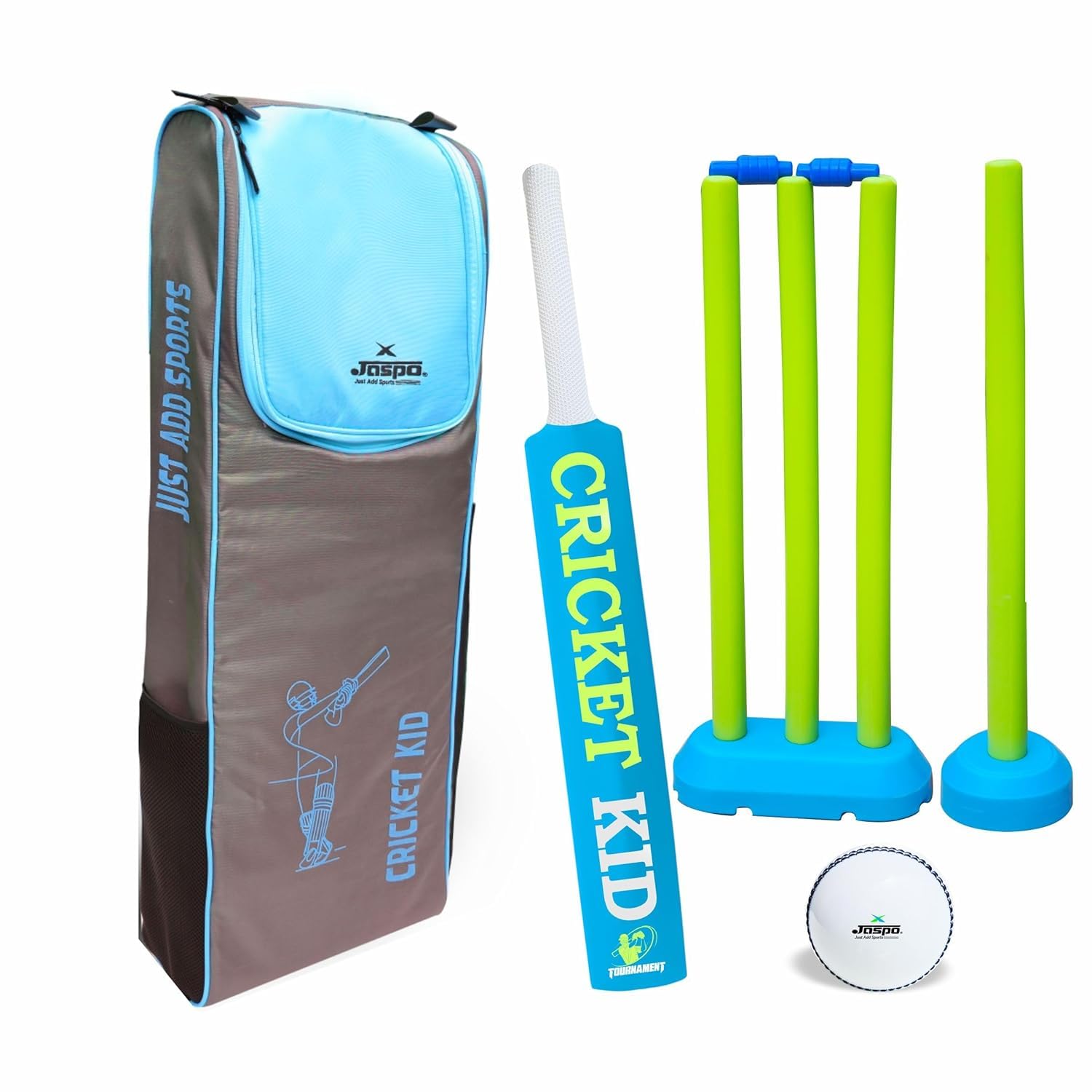 jaspo Cricket-Kid Complete Cricket Set for Kids Perfect Introduction to Cricket for Young Players,Plastic Bat for Practice... - Review, Price and Buying Guide