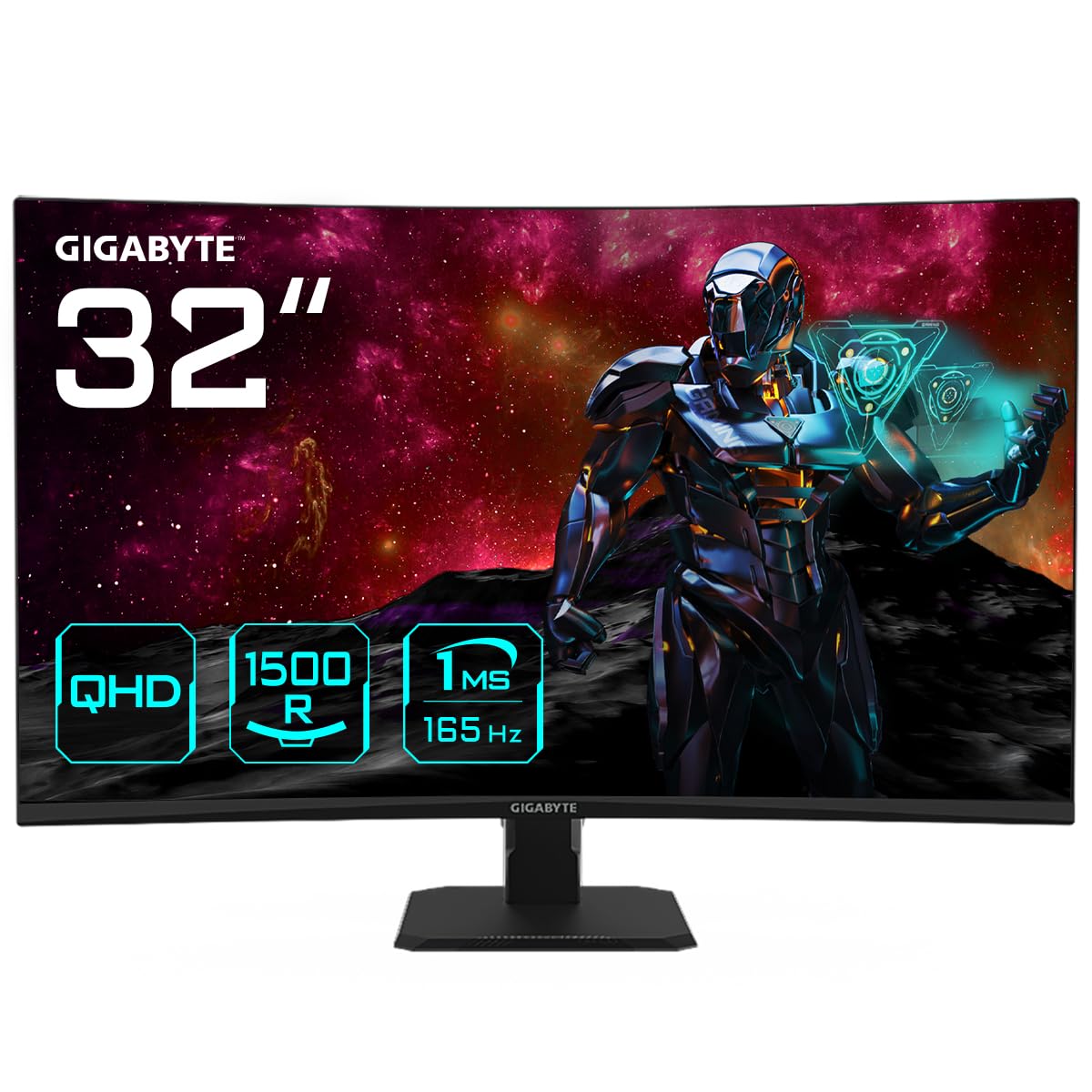 GS32QC Monitor de computador de 32 polegadas, LCD Quad HD de 80 cm