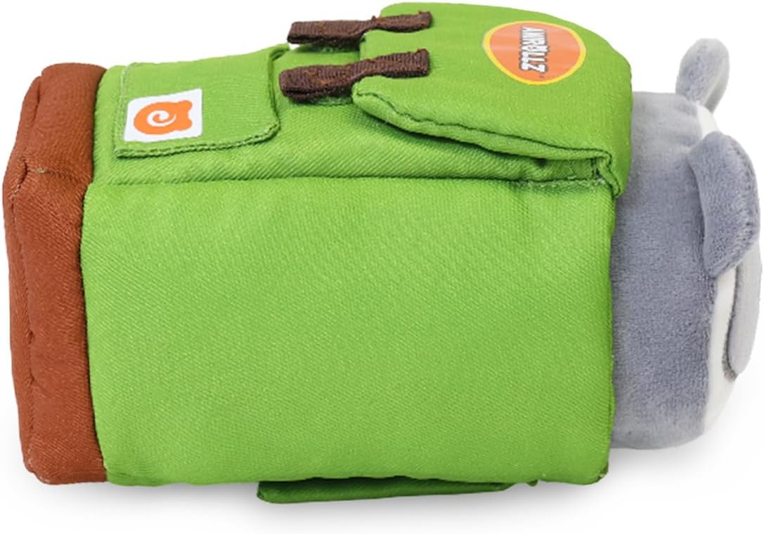 Anirollz Stuffed Animal Plush Toy – Camping Pandaroll in Backpack 6" Small Outfitz Plush Doll | Soft, Squishy, Warm, Cute, Comfort, Safe | Birthday