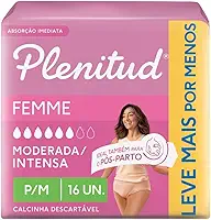Roupa Íntima Plenitud Femme para Incontinência P/M-16 un