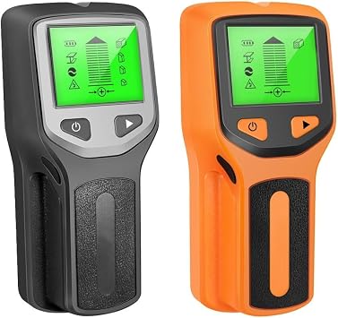 Effortless Wall Scanning Device for DIY Enthusiasts to Locate Studs Avoid Electrical Hazards and Mount Items Safely and Accurately (Black)