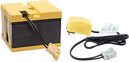 JONATURE Kit combinado de batería de 12 V + cargador para Peg Perego Polaris RZR 900 John-Deere Gator XUV para niños (batería de 12 V 12 AH +