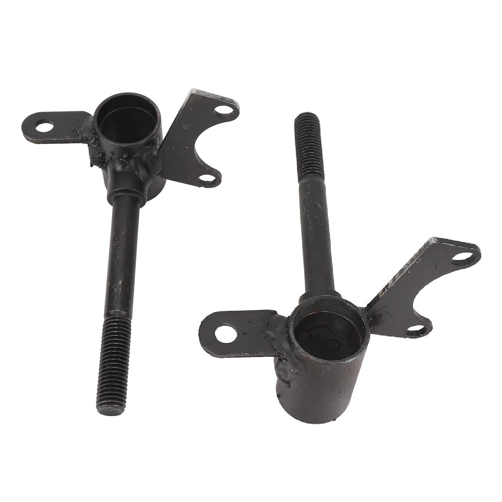 Bewinner Paire d'axes de Fusée de Direction de Roue Avant de 10 Mm, Alliage d'acier Haute Résistance avec Filetage M12, Compatibles pour les Quads Go Kart ATV de Moins de 110