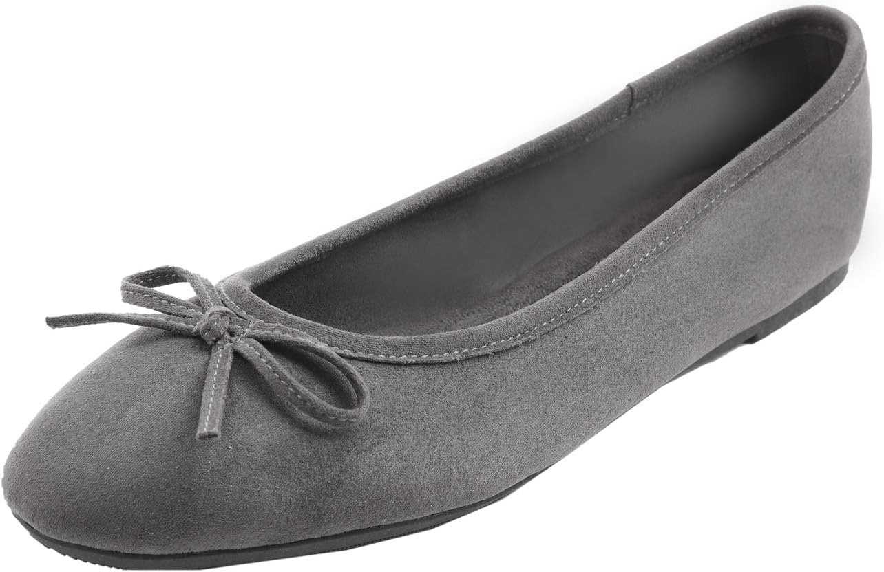 Dark Grey Faux Suede