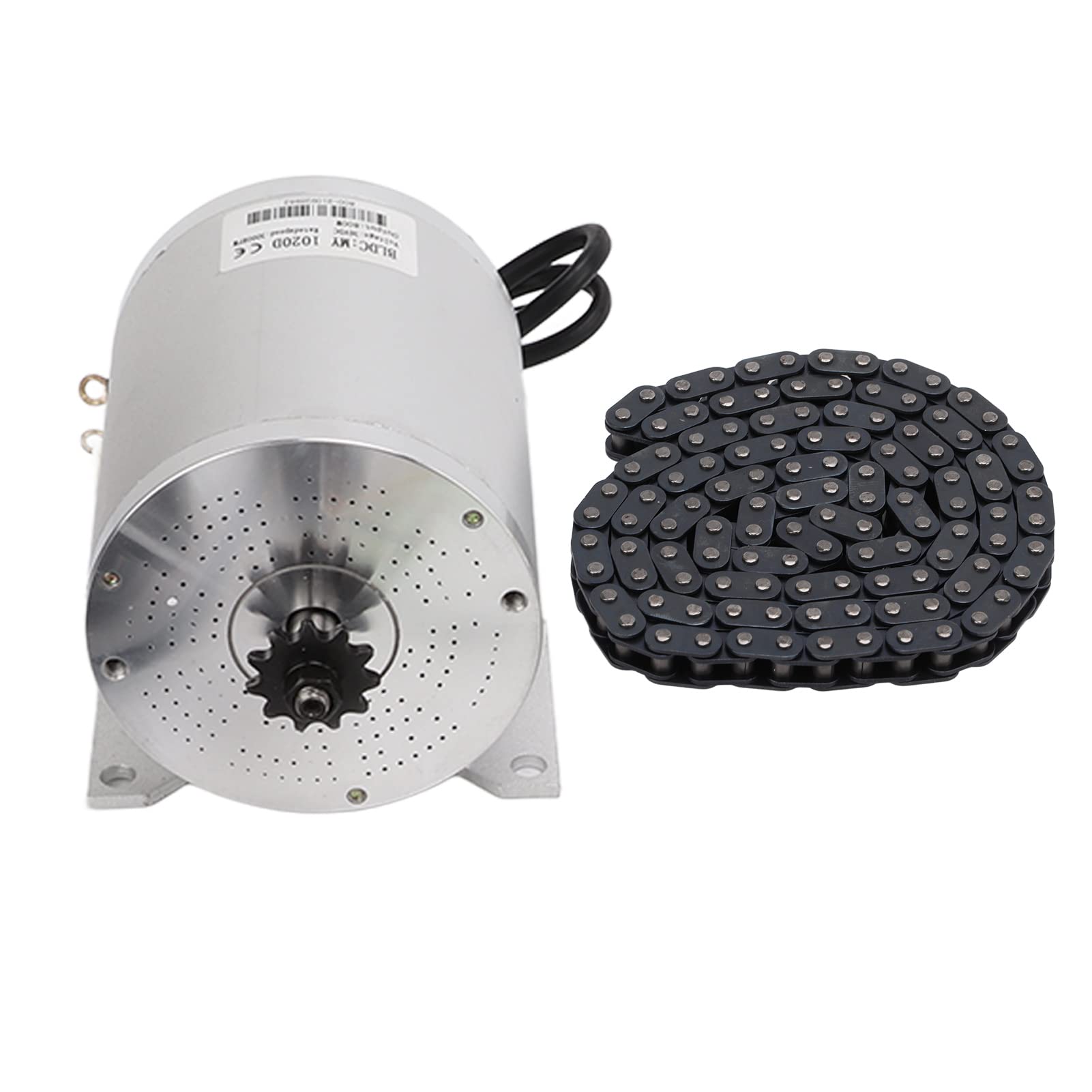 Brushless Motor Kit, 36V 800W Electric Bike Conversion Kit Air Cooling Full Copper Coil for DIY Engine