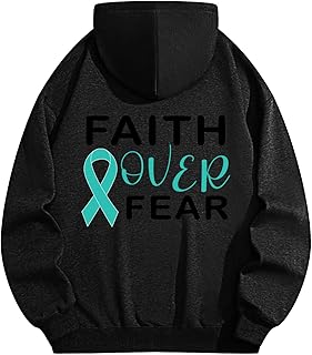 Ovarian cancer hoodies for women