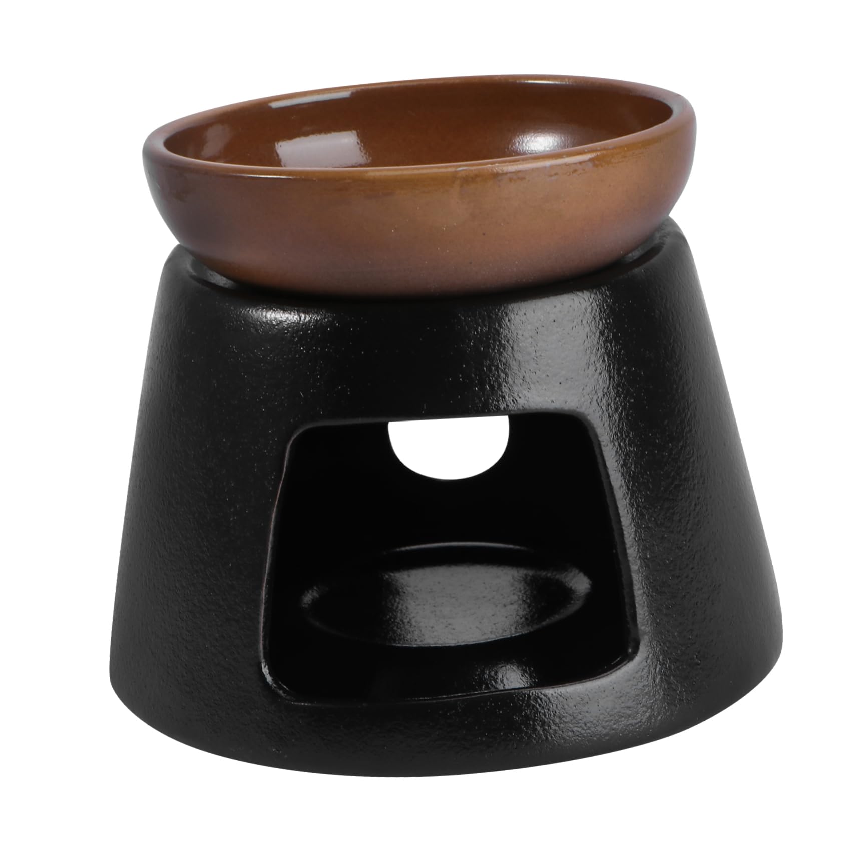 IMIKEYA 1Pc Chic Ceramic Tea Warmer Practical Tea Heating Stove for Office Use Unique Teapot Warmer Base for Enjoying Tea Style Single Stove Cup No Candle Included