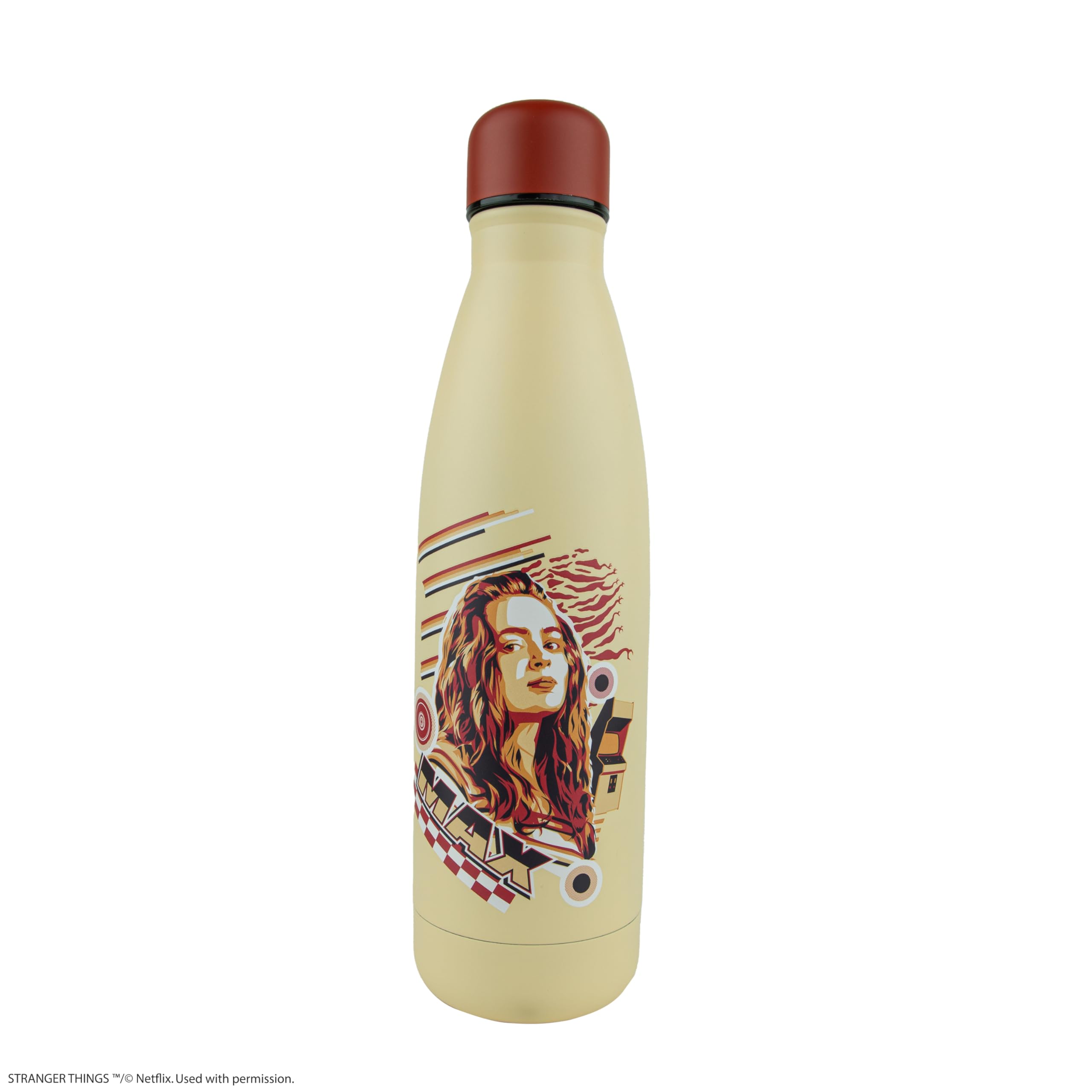 Cinereplicas Stranger Things - Botella de Agua Aislada Max Mayfield - 500ml - Licencia Oficial